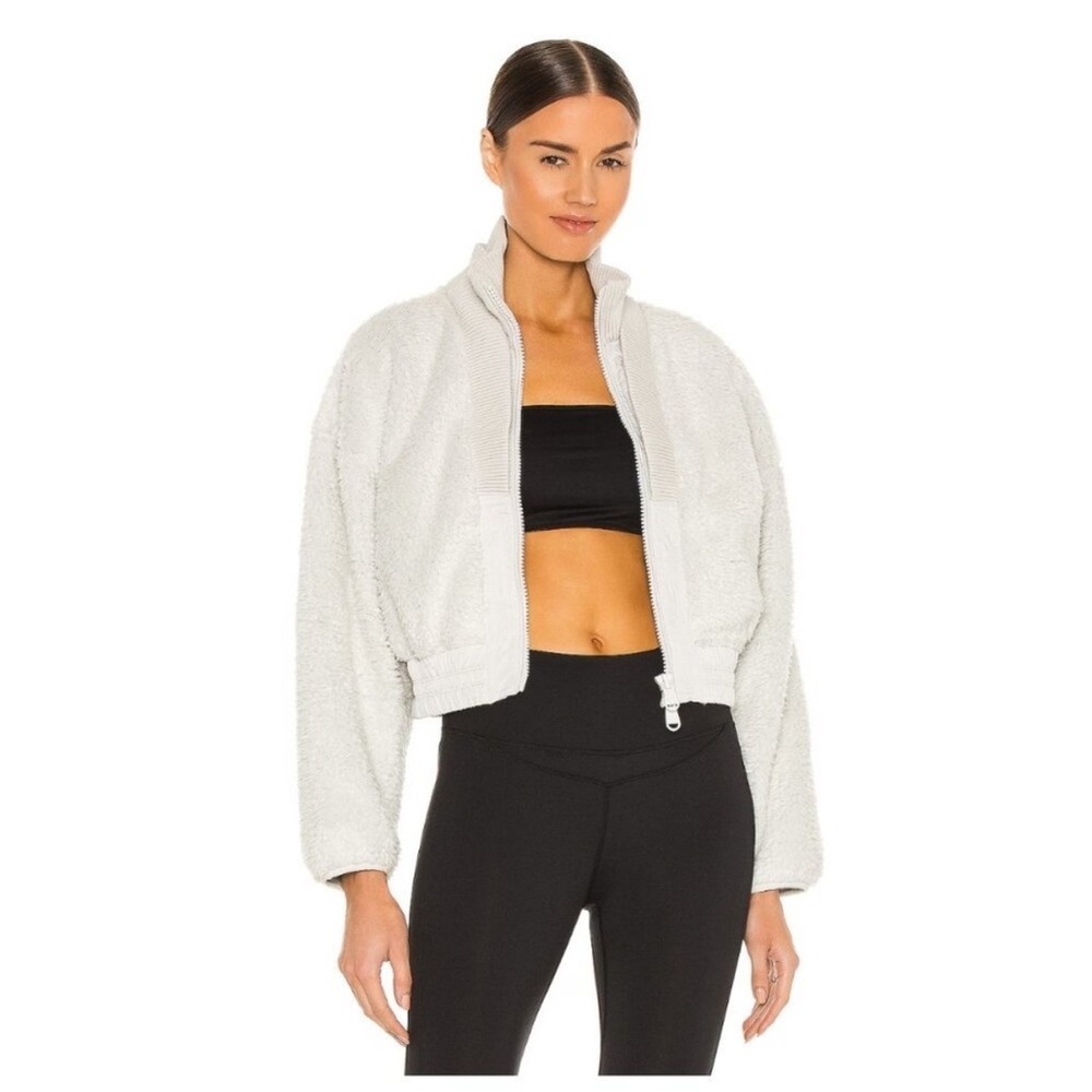 FREE PEOPLE Movement Gear Up Sherpa Teddy Fleece Jacket - Picture 4 of 10